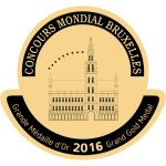 Concours Mondial Bruxelles Grand Gold 2016